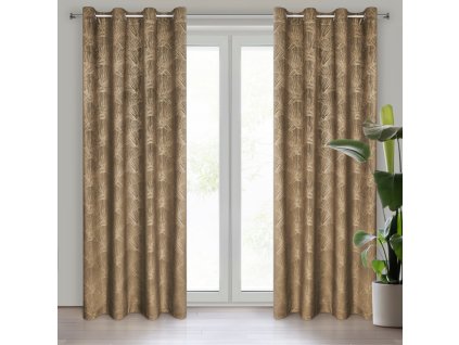 61072 zaslona gotowa goja 140 x 250 cm brazowy