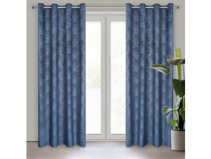 60595 zaslona gotowa goja 140 x 250 cm granatowy