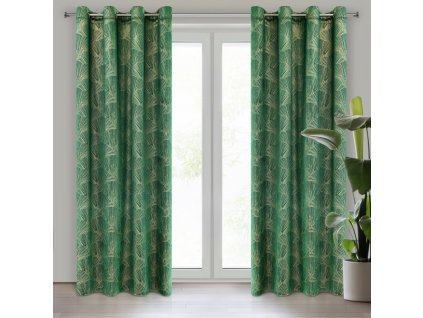 60589 zaslona gotowa goja 140 x 250 cm zielony