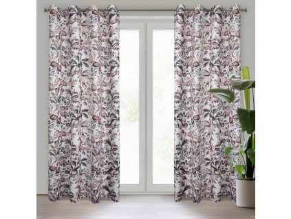 39907 zaslona gotowa hana 140 x 250 cm bialy