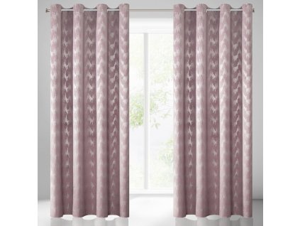 63220 zaslona gotowa chill 140 x 250 cm pudrowy roz