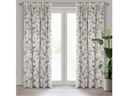 38914 zaslona gotowa irma na tasmie 140 x 270 cm zielony