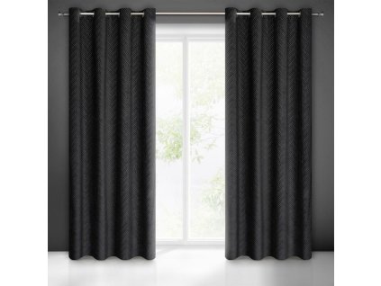 56488 zaslona gotowa isla 140 x 250 cm czarny