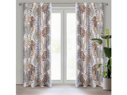 19459 zaslona gotowa kate 140 x 250 cm brazowy