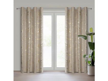 2494 zaslona gotowa lani 140 x 250 cm bezowy