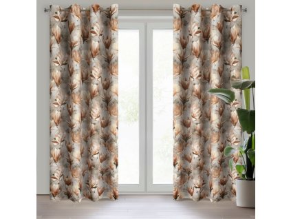 44272 zaslona gotowa lari 140 x 250 cm ciemnobezowy