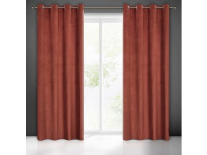 59110 zaslona gotowa lili 140 x 250 cm ceglasty