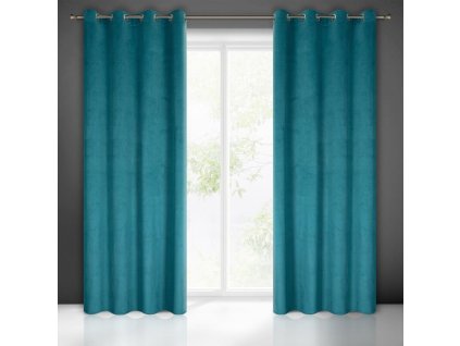 57979 zaslona gotowa lili 140 x 250 cm ciemnoniebieski