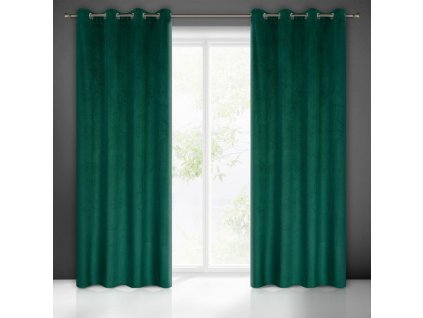 57976 zaslona gotowa lili 140 x 250 cm ciemnozielony