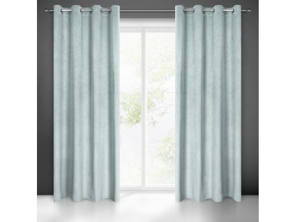 59104 zaslona gotowa lili 140 x 250 cm niebieski