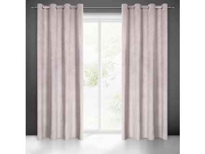 59089 zaslona gotowa lili 140 x 250 cm pudrowy roz