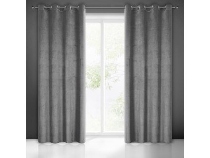 59092 zaslona gotowa lili 140 x 250 cm szary