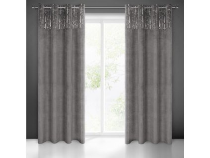 63064 zaslona gotowa lindi 140 x 250 cm grafitowy