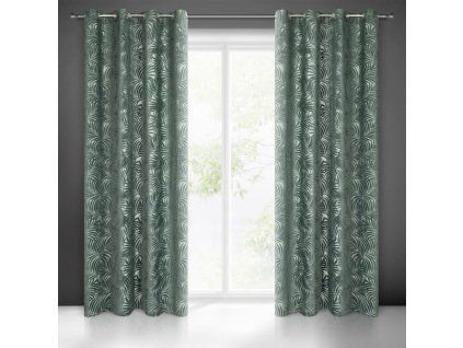 59128 zaslona gotowa livia 140 x 250 cm oliwkowy