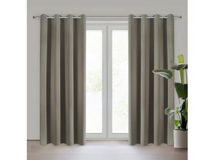 8821 zaslona gotowa logan 135 x 250 cm ciemnobezowy