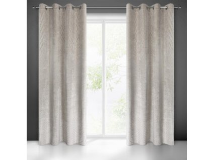 57244 zaslona gotowa lussi 140 x 250 cm jasnobezowy