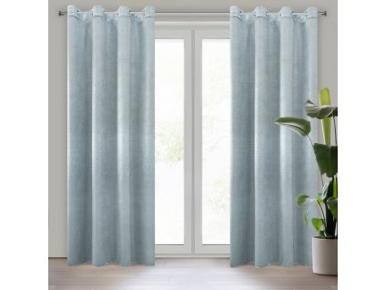 63355 zaslona gotowa mabel 140 x 250 cm niebieski