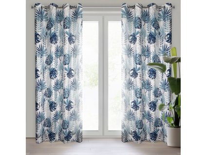 6652 zaslona gotowa malta 140 x 250 cm granatowy