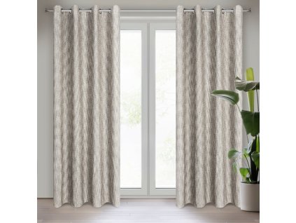 47929 zaslona gotowa megan 140 x 250 cm bezowy