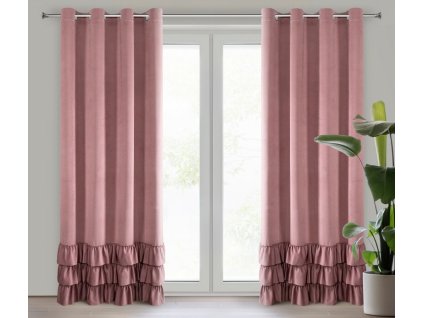 26752 zaslona gotowa megi 140 x 250 cm ciemnorozowy