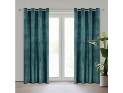 52066 zaslona gotowa melanie 140 x 250 cm ciemnoniebieski