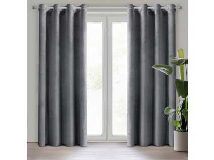 51448 zaslona gotowa melanie 140 x 250 cm grafitowy