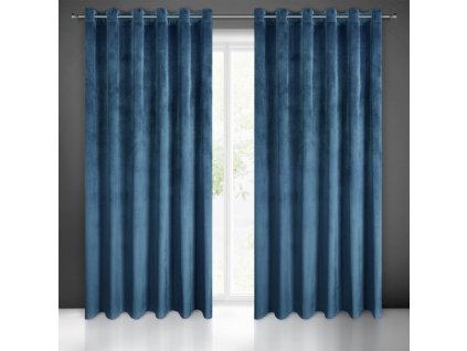51442 zaslona gotowa melanie 215 x 250 cm granatowy