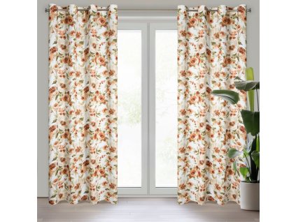 56305 zaslona gotowa mila 140 x 250 cm bialy