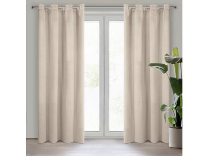 39115 zaslona gotowa milo 140 x 250 cm bezowy