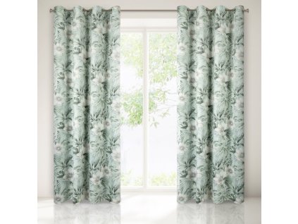 64696 zaslona gotowa miriam 140 x 250 cm zielony