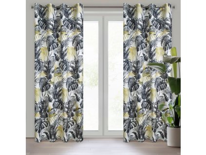 45460 zaslona gotowa nelly 140 x 250 cm bialy