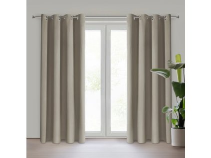 12052 zaslona gotowa nerisa 140 x 250 cm ciemnobezowy