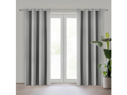 12055 zaslona gotowa nerisa 140 x 250 cm srebrny