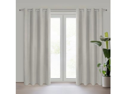 13669 zaslona gotowa nita 140 x 250 cm ciemnobezowy