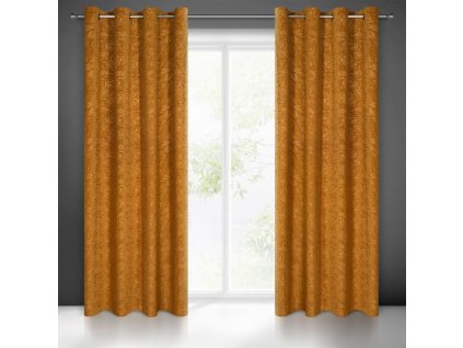 51826 zaslona gotowa octavia 140 x 250 cm miodowy