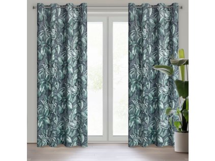 59329 zaslona gotowa palermo 140 x 250 cm szary