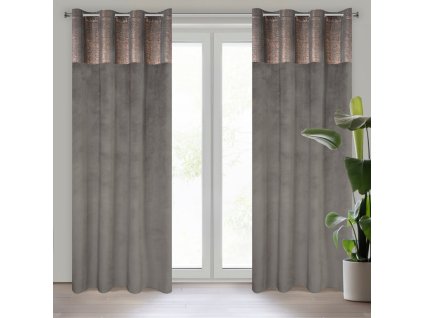 62809 zaslona gotowa peri 140 x 250 cm grafitowy