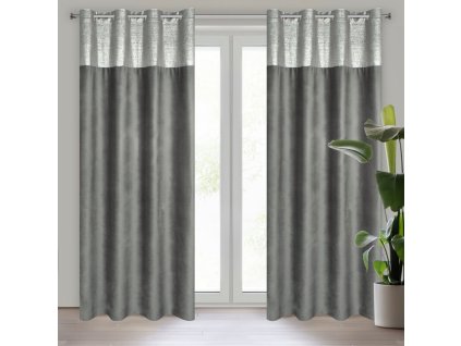 62821 zaslona gotowa peri 140 x 250 cm stalowy