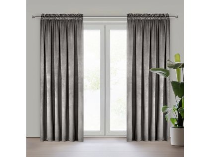 57172 zaslona gotowa pierre na tasmie 140 x 300 cm stalowy