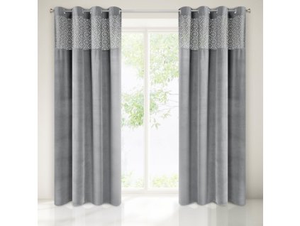 64558 zaslona gotowa pilar 140 x 250 cm szary