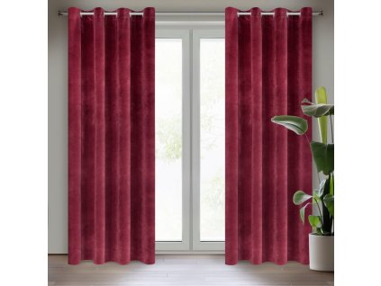 9691 zaslona gotowa ria 140 x 250 cm bordowy