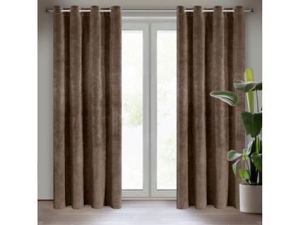 9742 zaslona gotowa ria 140 x 250 cm brazowy