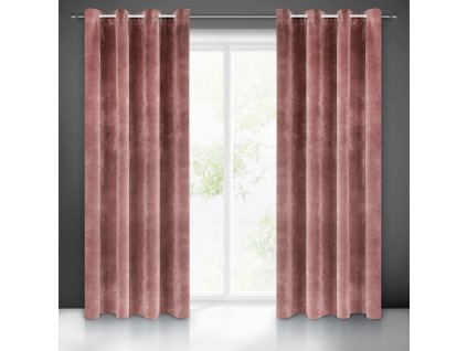 47251 zaslona gotowa ria 140 x 250 cm ciemnorozowy