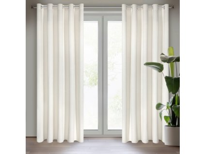 9733 zaslona gotowa ria 140 x 250 cm kremowy