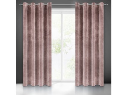 19909 zaslona gotowa ria 140 x 250 cm pudrowy roz