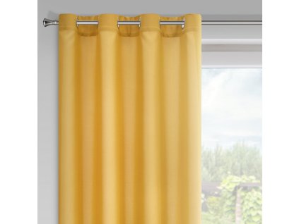 8065 zaslona gotowa rita 140 x 175 cm musztardowy