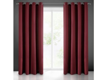 57997 zaslona gotowa rita 140 x 250 cm bordowy