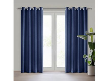7531 zaslona gotowa rita 140 x 250 cm granatowy
