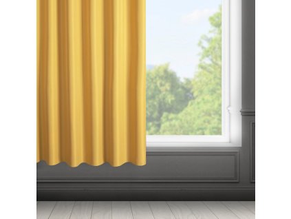 15007 zaslona gotowa rita na tasmie 140 x 175 cm musztardowy