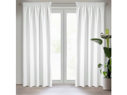 23065 zaslona gotowa rita na tasmie 140 x 270 cm bialy